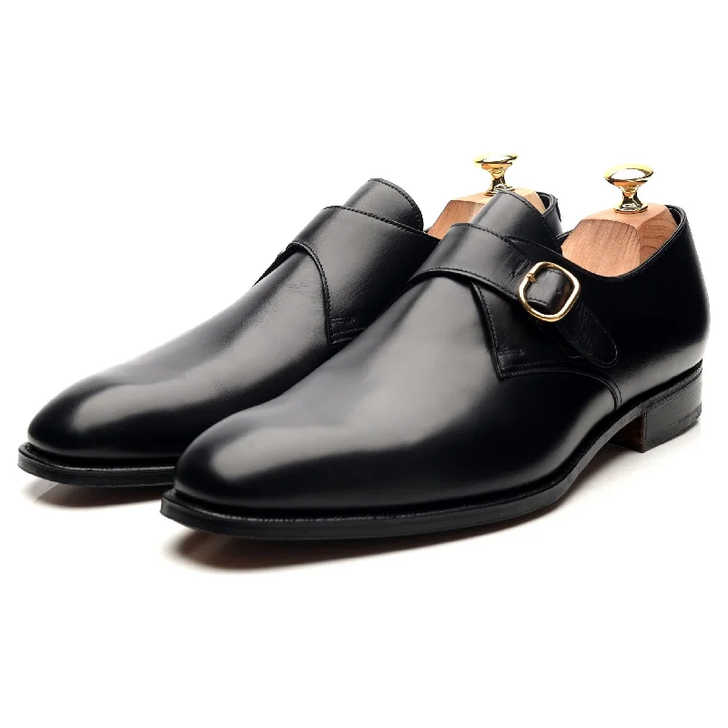 Black Leather Monk Strap UK 11 E