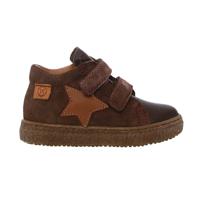 Naturino Boy's (Sizes 26-29) Albus VL Chocolate Brown/Chestnut Star