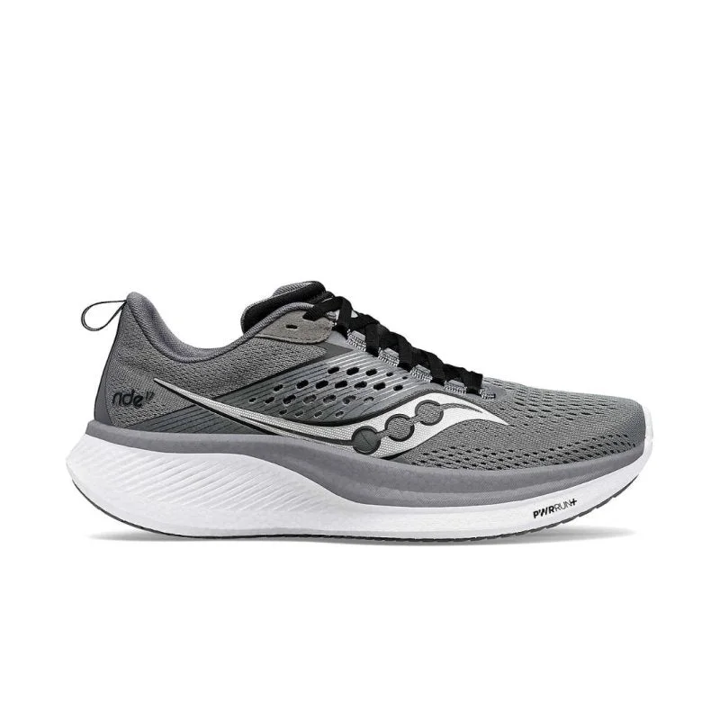 Saucony Men's Ride 17 (Wide Width) - Cinder/Black